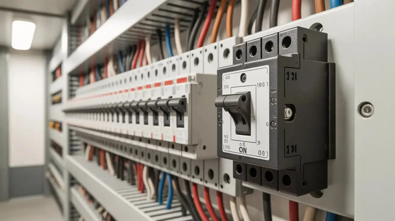 What is the function of a circuit breaker in relation to a protection relay?